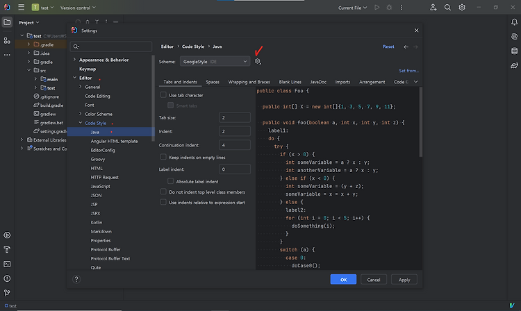 Featured image for IntelliJ 초기 설정
